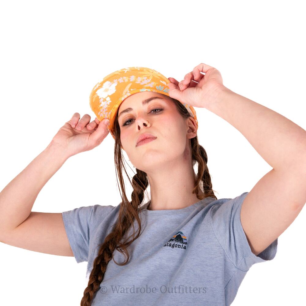 Patagonia Cream Orange Palm Surf Hat - Picture 2 of 8